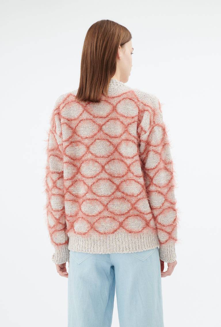 Odeeh Hairy Moulinè Cardigan, Basket Clearance-Verkauf