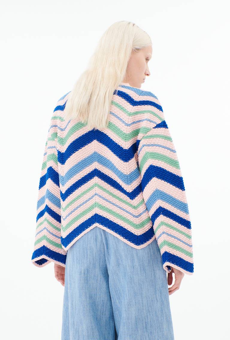 Odeeh Cablè Organic Cotton Pullover, Rosequartz Kostenloser Versand international