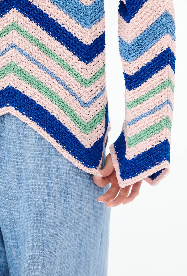 Odeeh Cablè Organic Cotton Pullover, Rosequartz Kostenloser Versand international