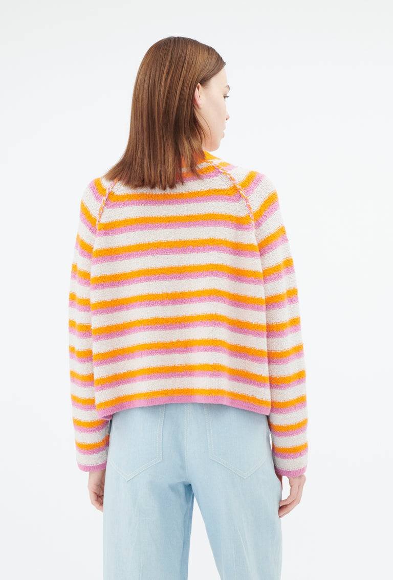 Odeeh Lido Stripe Pullover, Powder zollfrei