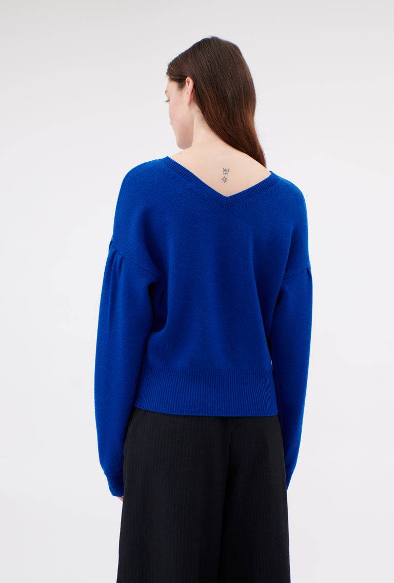 Odeeh Cash-Wool Mix Pullover, Sapphire Rabatte dieses Monats
