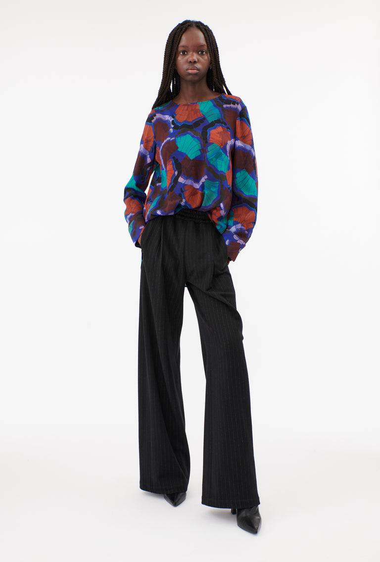 Odeeh Fans Bluse, Peacock Online