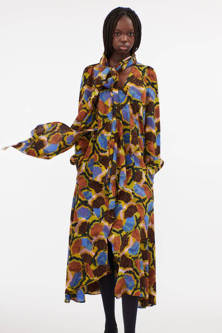 Odeeh Fans Kleid, Goldocker Verkauf