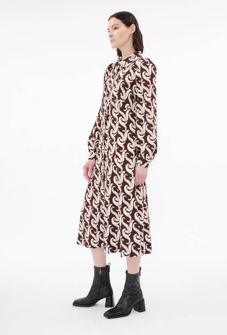 Odeeh Locks Kleid, Dark Chocolate Angebote