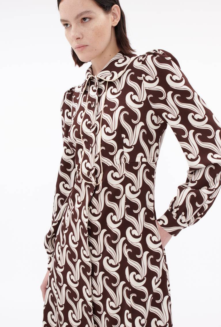 Odeeh Locks Kleid, Dark Chocolate Angebote
