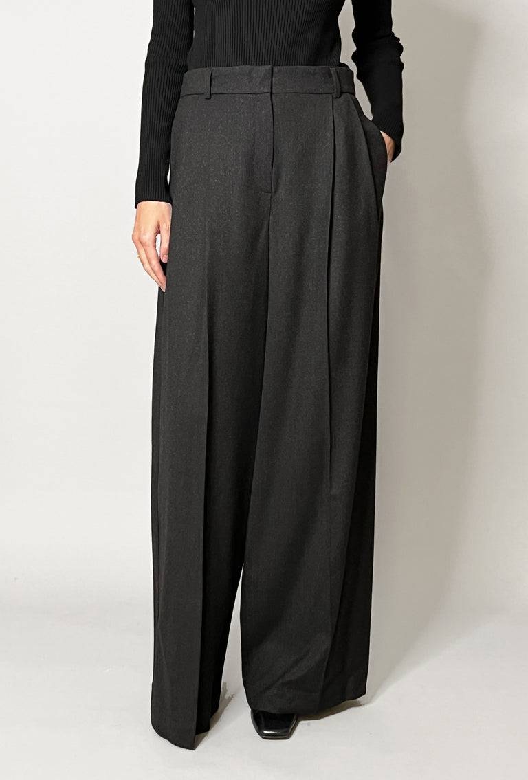 Odeeh Stretch Flannel Hose, Basalt Günstiger Verkauf