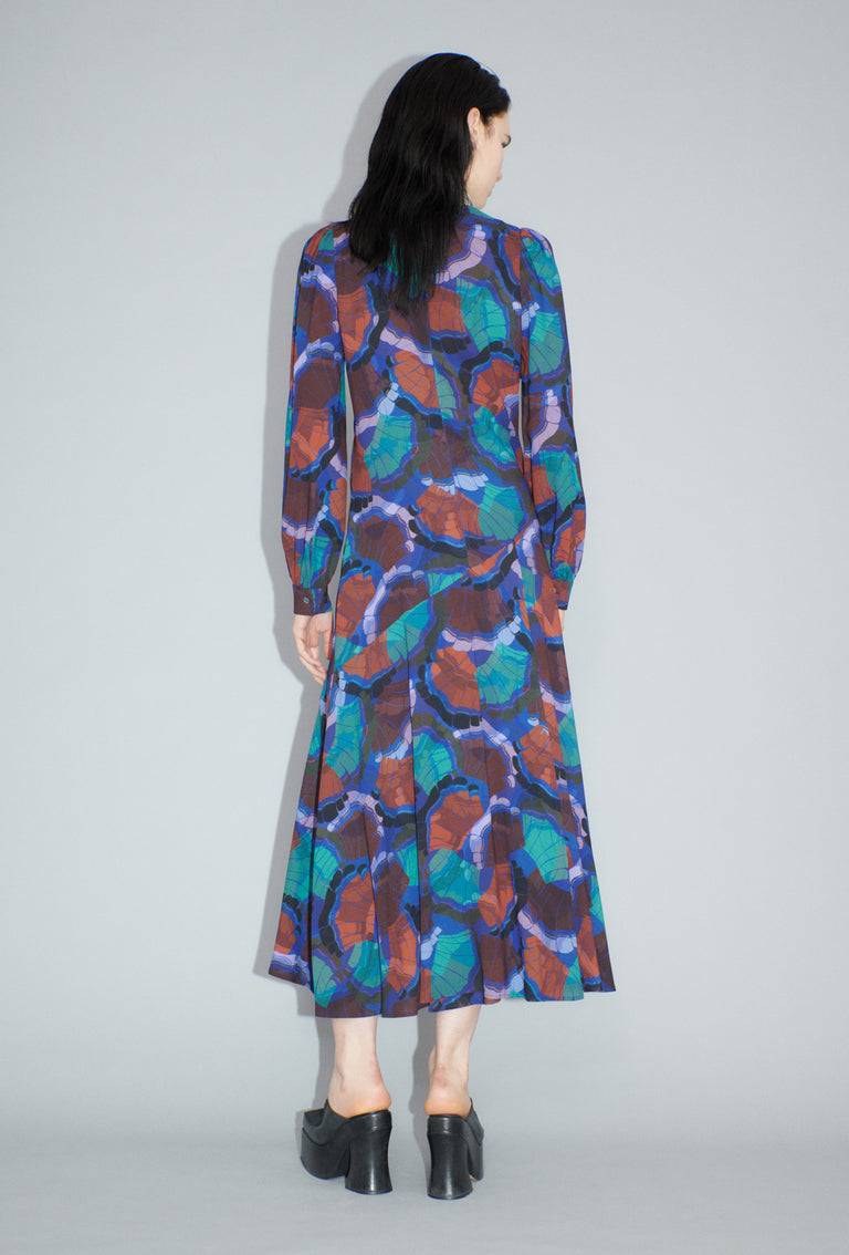 Odeeh Fans Kleid, Peacock Meist gekauft