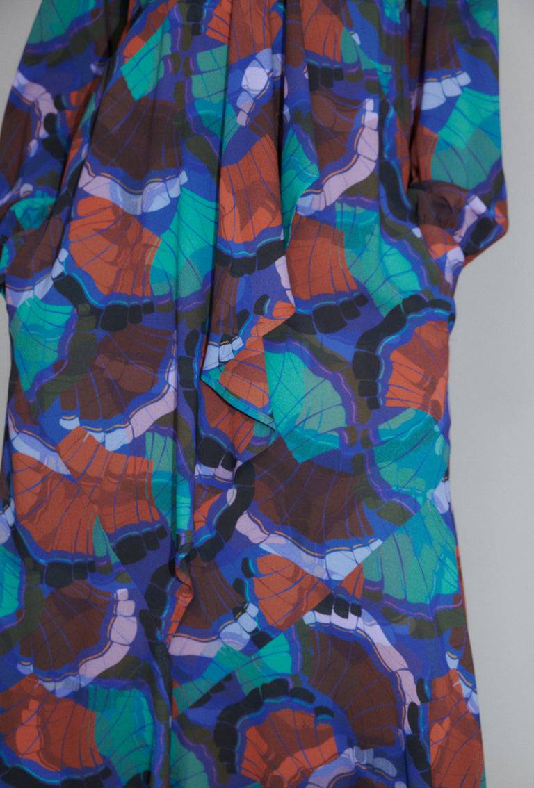 Odeeh Fans Kleid, Peacock Meist gekauft
