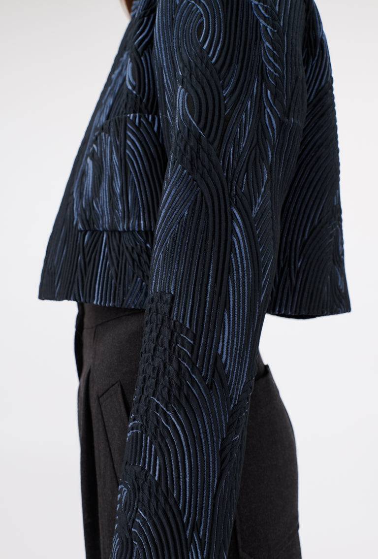 Odeeh Stretch Matelassè Jacke, Ink Limitierter Zeitrabatt