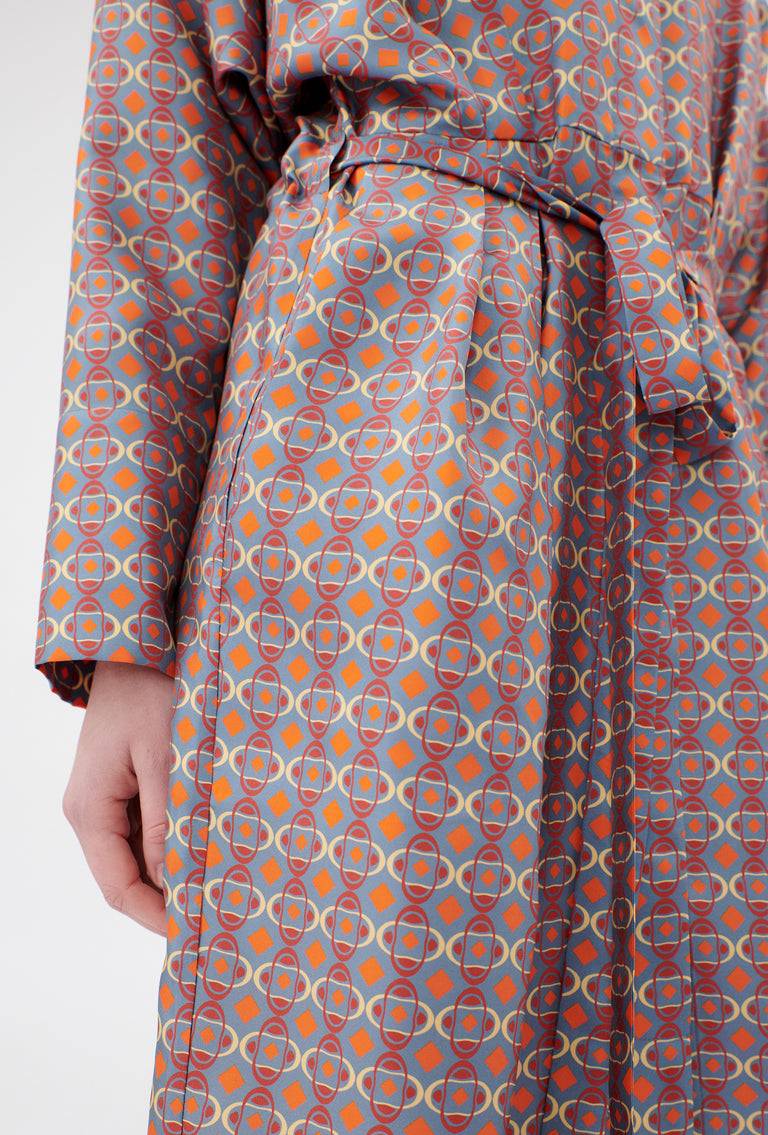 Odeeh Ovals & Squares Kleid, Stone Fabrik Onlineshop
