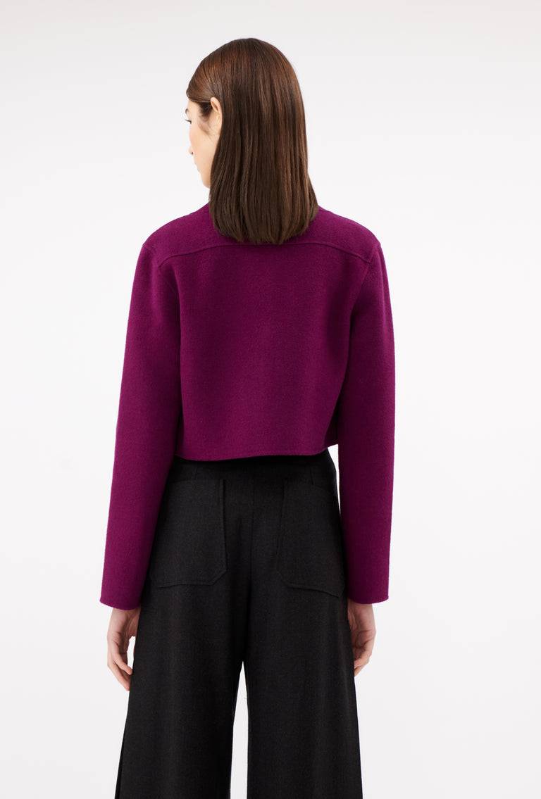 Odeeh Double Face Cashmere-Wool Jacke, Cyclamen Fabrikpreis