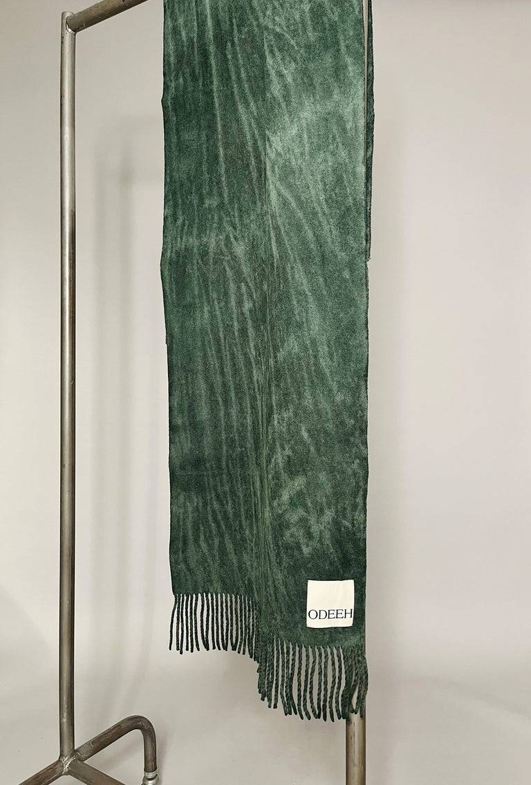 Odeeh Cold Dyed Schal, Forest Großer Ausverkauf