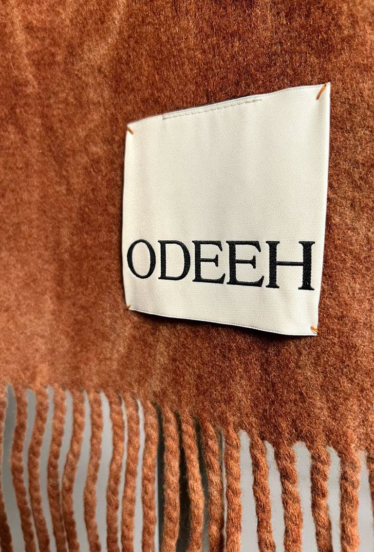 Odeeh Cold Dyed Schal, Toffee Begrenztes Angebot
