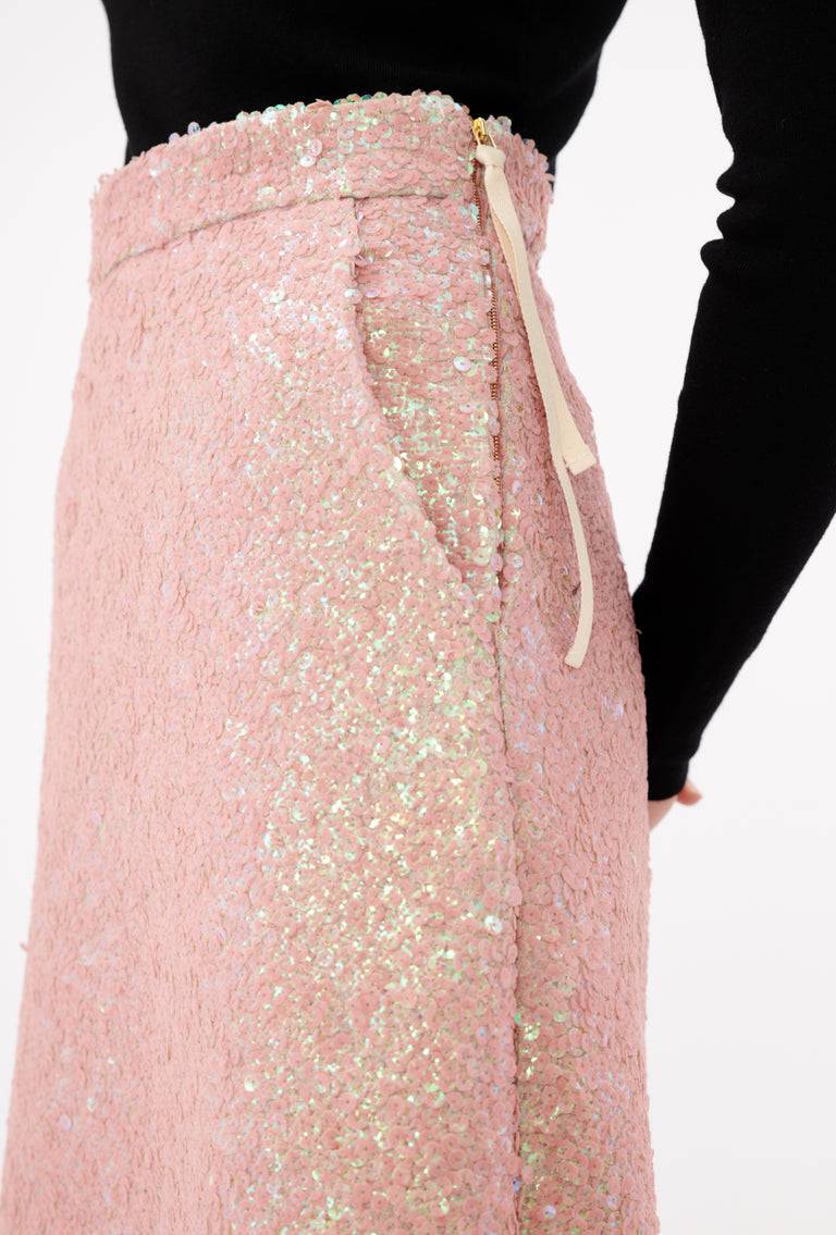 Odeeh Terry Sequins Rock, Rosé Preisnachlass