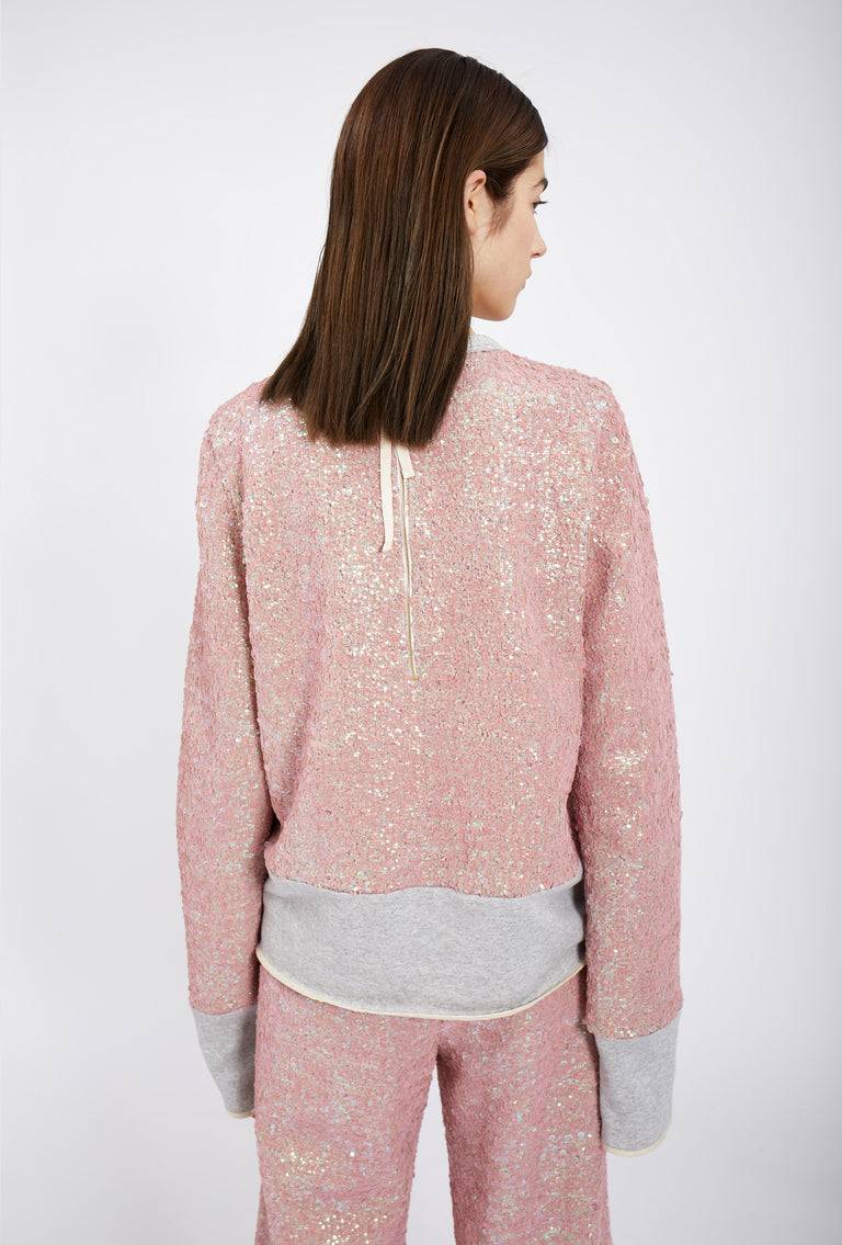 Odeeh Terry Sequins Shirt, Rosé Weihnachtsangebot