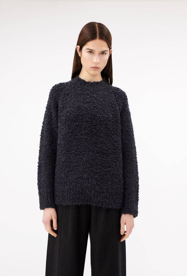 Odeeh Alpaca Boucle Pullover, Basalt Letzte 3 Tage