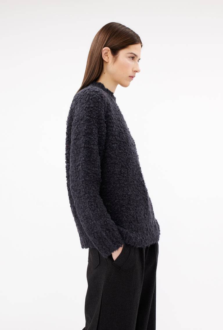 Odeeh Alpaca Boucle Pullover, Basalt Letzte 3 Tage
