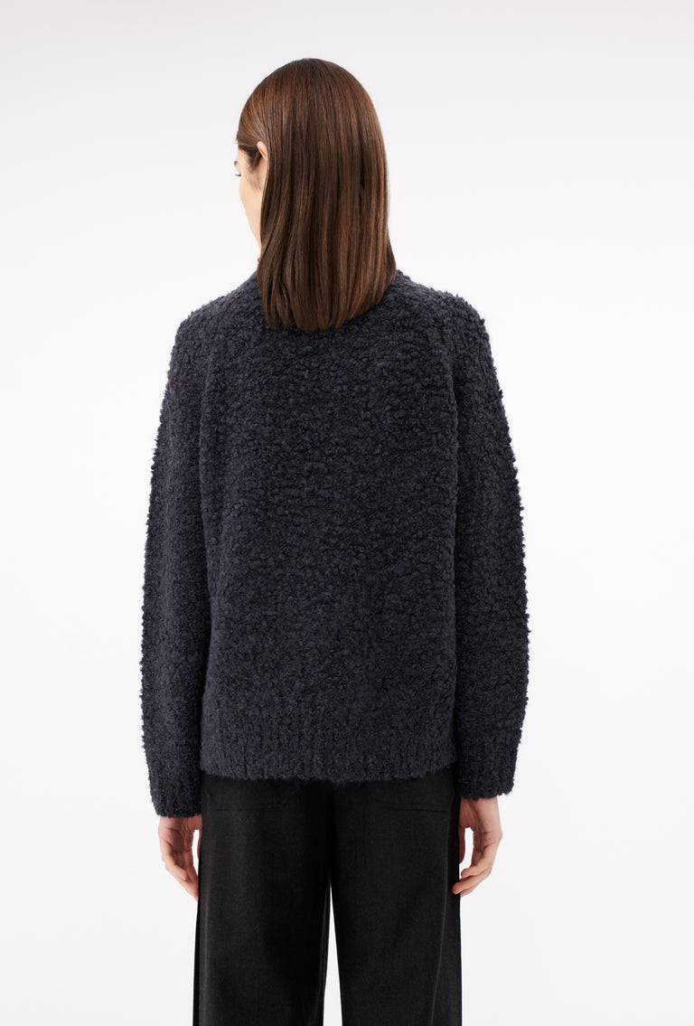 Odeeh Alpaca Boucle Pullover, Basalt Letzte 3 Tage