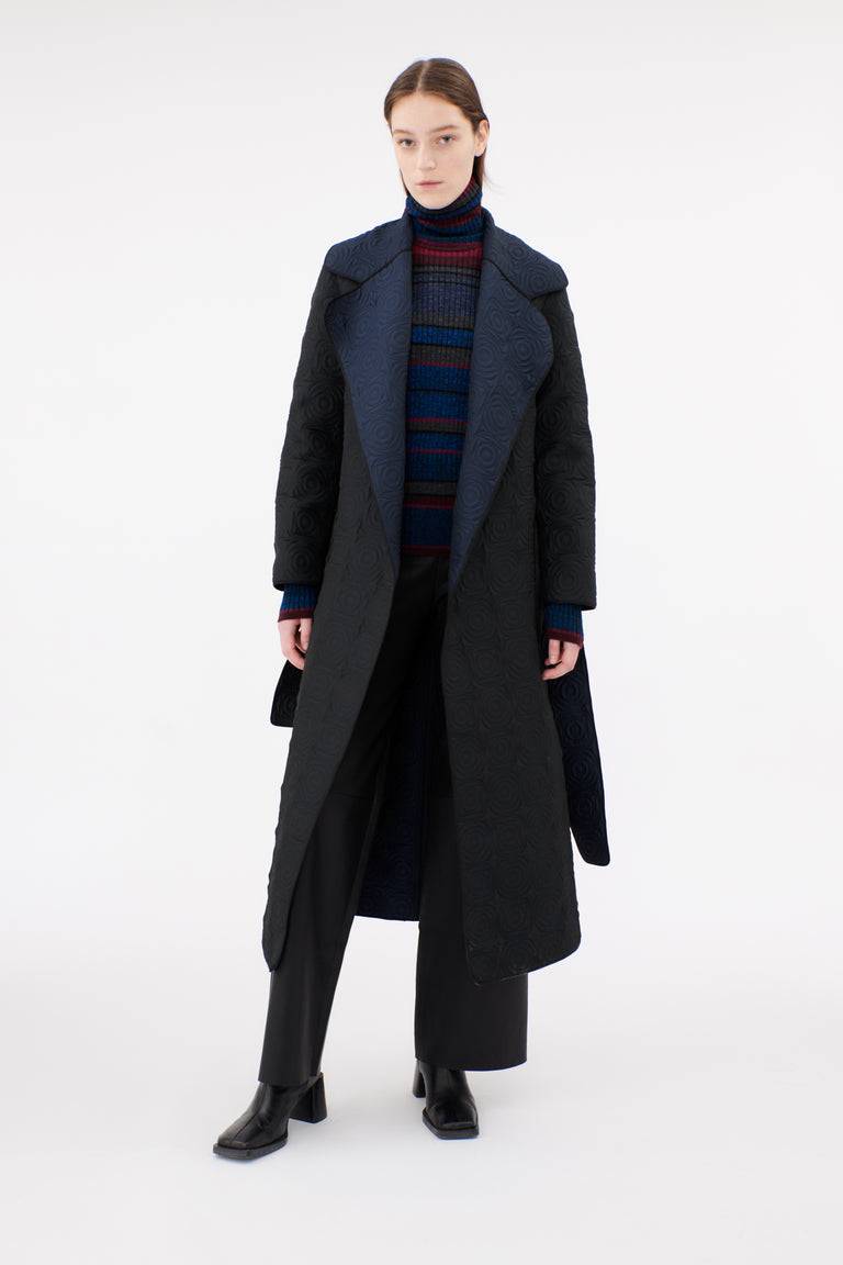 Odeeh Placed Stripe Wool Pullover, Vermillion Bis zu 50% Rabatt
