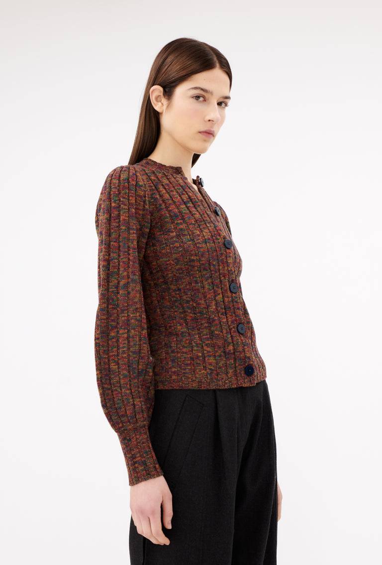 Odeeh Superfine Merino Cardigan, Multicolor Bis zu 60% Rabatt
