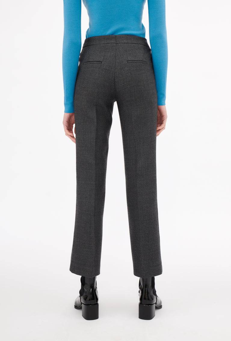 Odeeh Savile Row Wool Pique Hose, Charcoal 2025