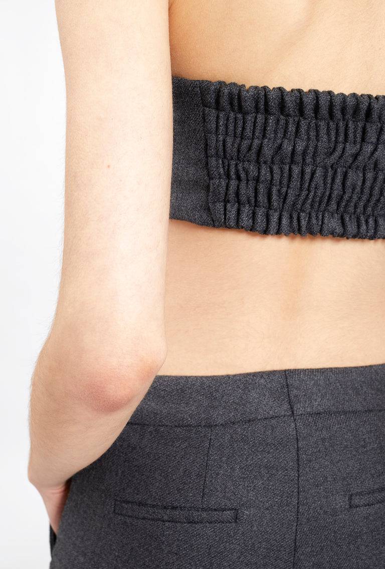 Odeeh Savile Row Wool Pique Top, Charcoal Outlet