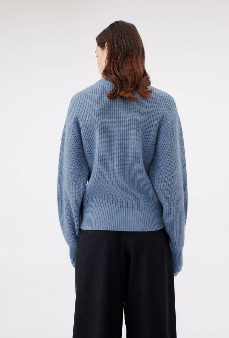 Odeeh Cash-Wool-Mix Pullover, Frosty Blue Verkauf