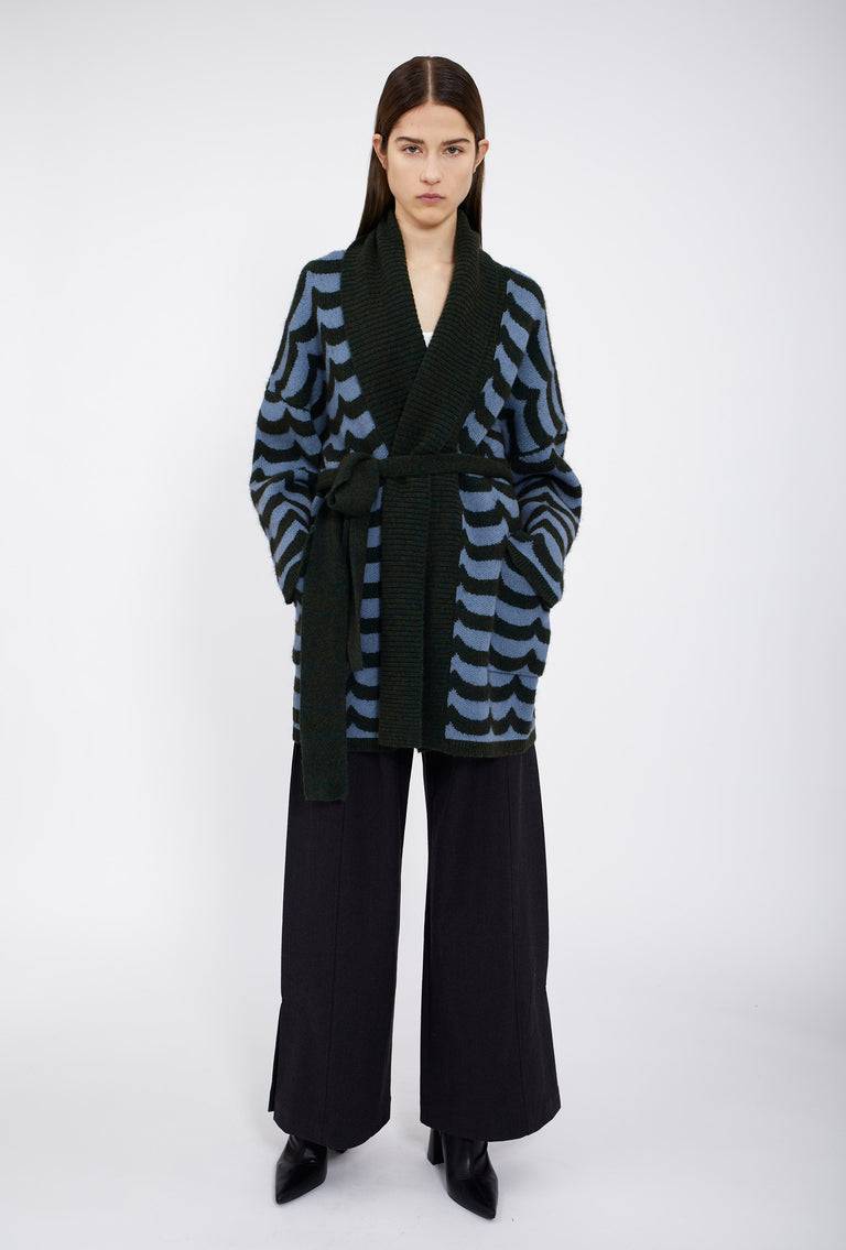 Odeeh Waves Cardigan, Mermaid Green Hotsell