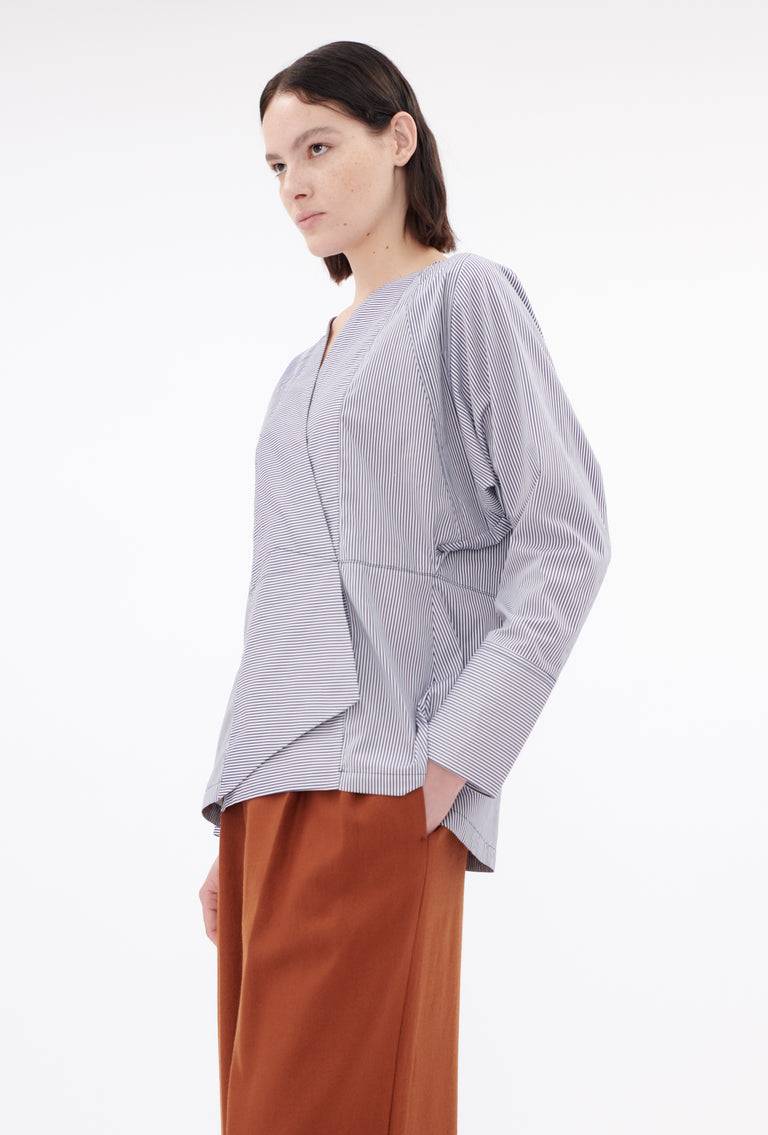 Odeeh Stripes Bluse, Navy White Vatertagsangebot