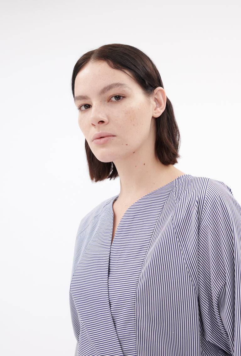 Odeeh Stripes Bluse, Navy White Vatertagsangebot