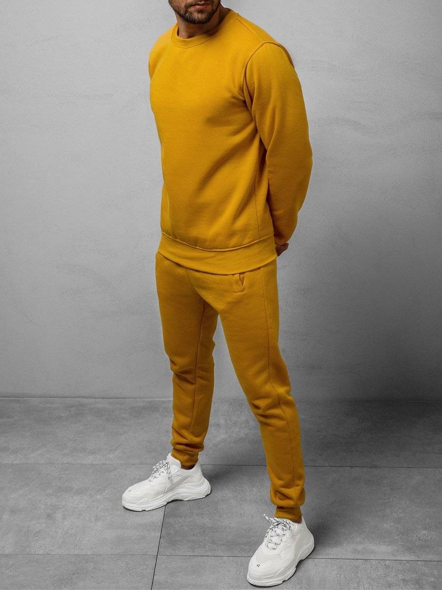 Ozonee Herren Trainingsanzug Camel OZONEE 07 Sonderangebot der Fabrik