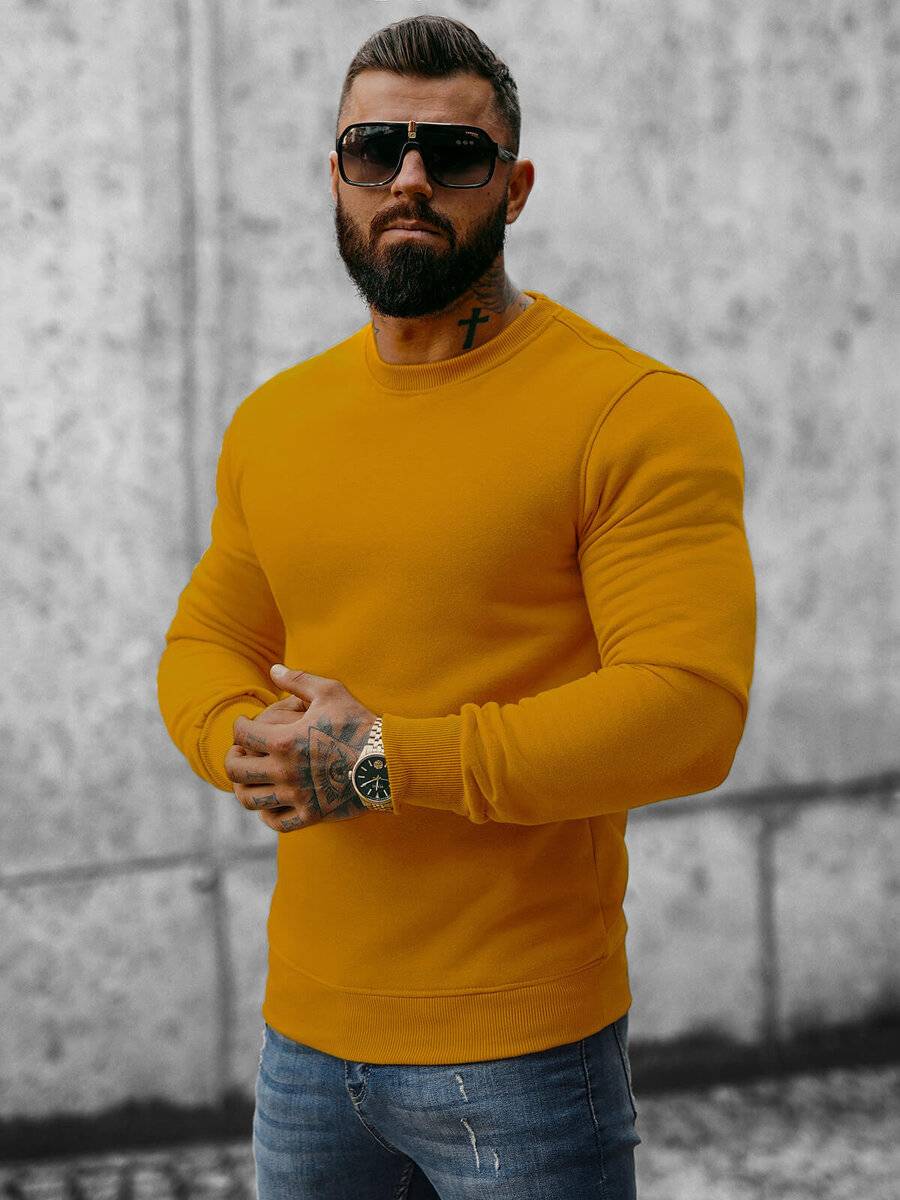 Ozonee Herren Trainingsanzug Camel OZONEE 07 Sonderangebot der Fabrik