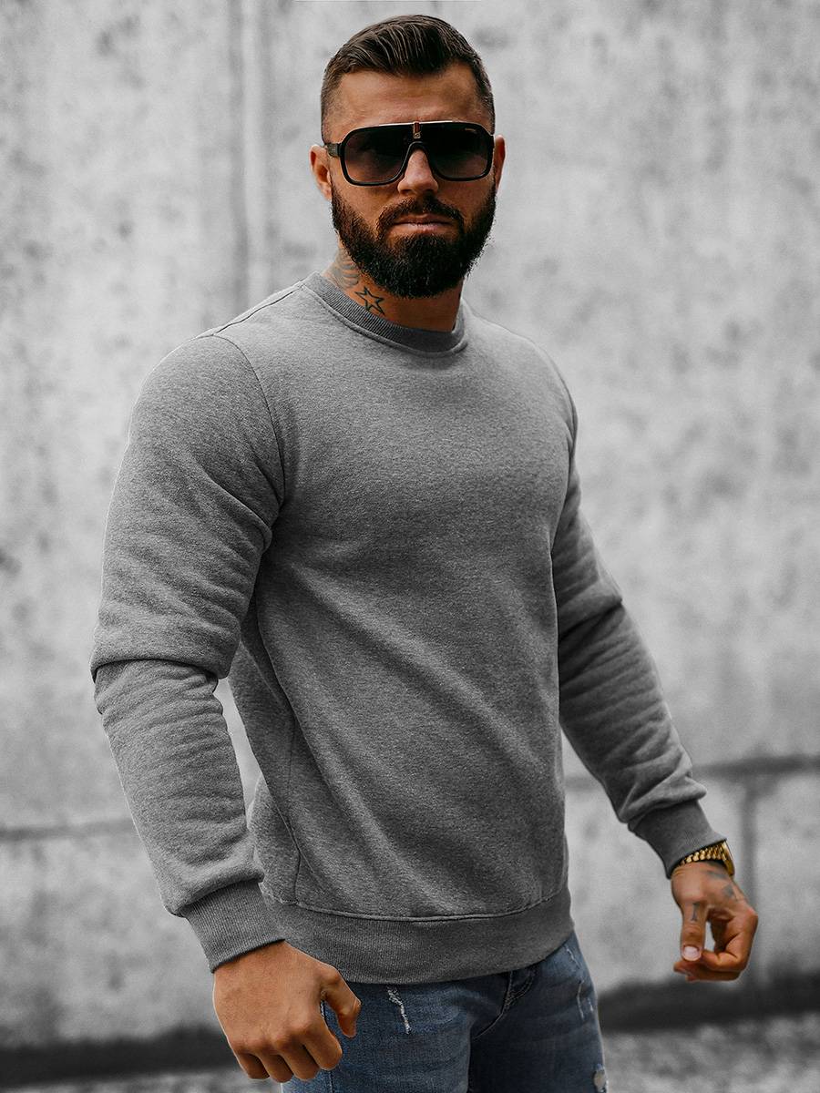 Ozonee Herren Trainingsanzug Dunkelgrau OZONEE 05 Discount Store für neue Produkte