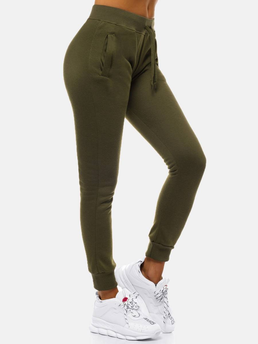 Ozonee Damen Trainingsanzug Khaki OZONEE 51 Begrenzt auf 3 Tage