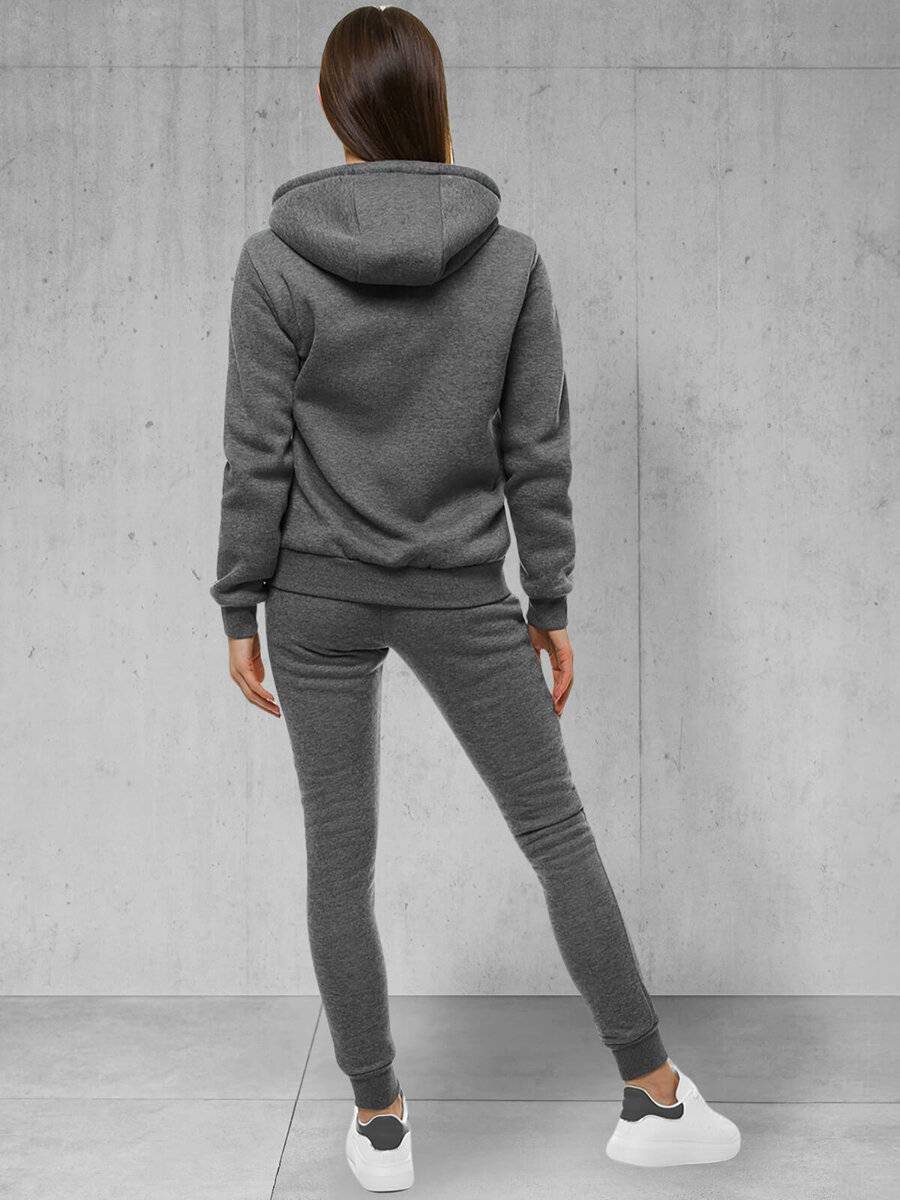 Ozonee Damen Trainingsanzug Dunkelgrau OZONEE 48 Speichern exportieren
