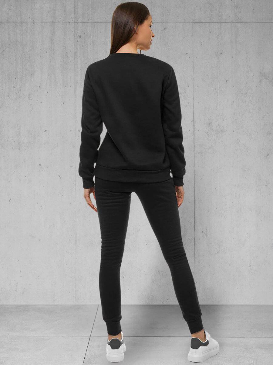Ozonee Damen Trainingsanzug Schwarz OZONEE 39 Black Friday Preise