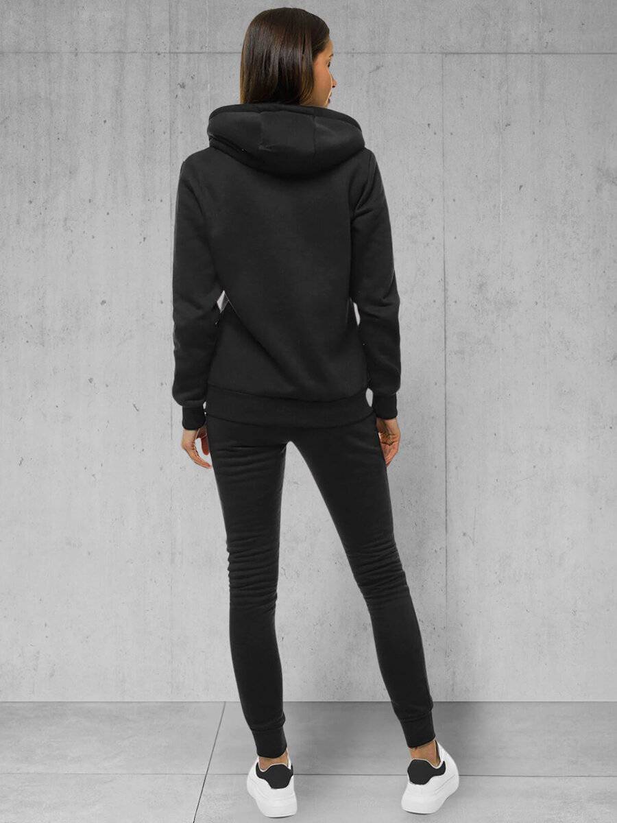 Ozonee Damen Trainingsanzug Schwarz OZONEE 36 Im Verkauf