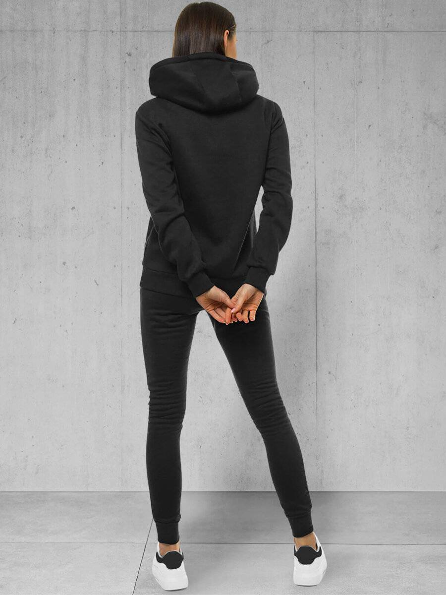 Ozonee Damen Trainingsanzug Schwarz OZONEE 33 zollfrei