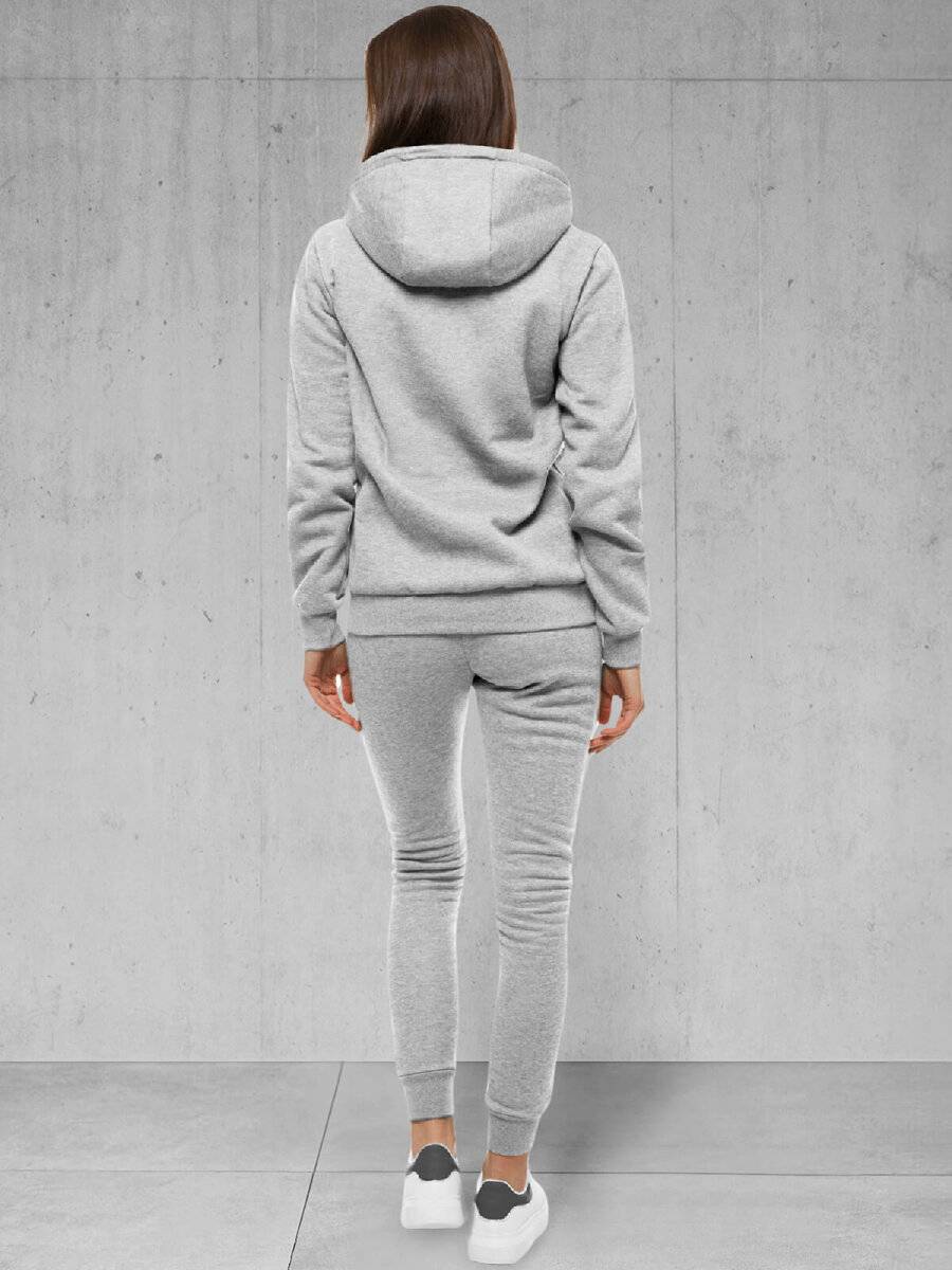 Ozonee Damen Trainingsanzug Grau OZONEE 22 Online