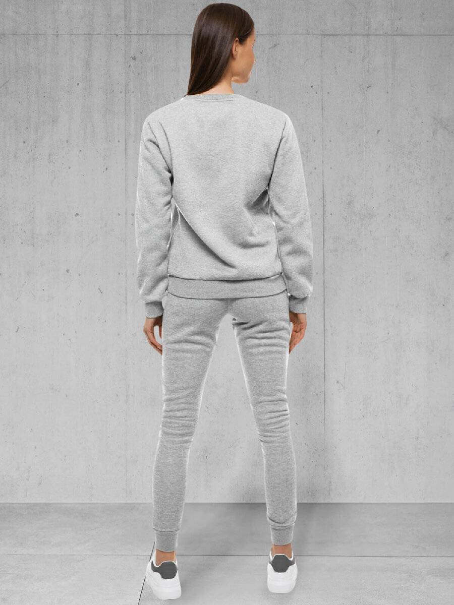 Ozonee Damen Trainingsanzug Grau OZONEE 20 Outlet