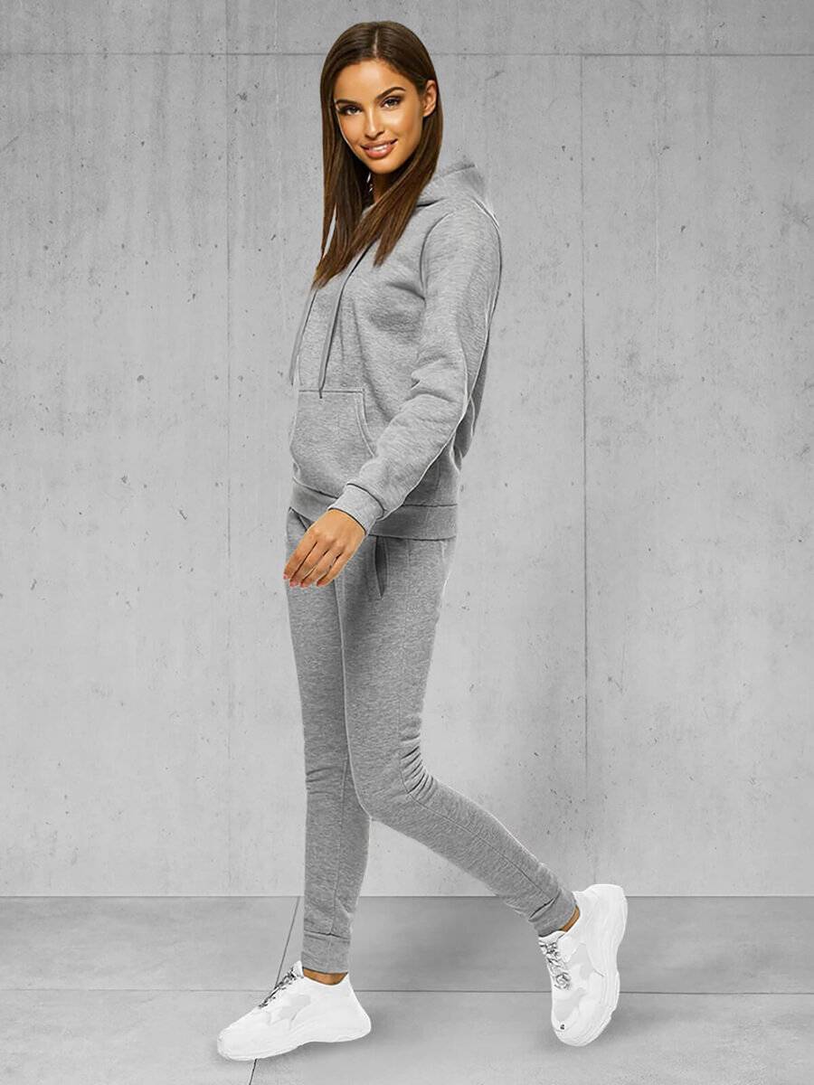 Ozonee Zweiteiliges Trainingsanzug-Set Grau OZONEE JS/CKW02 Wochenangebot