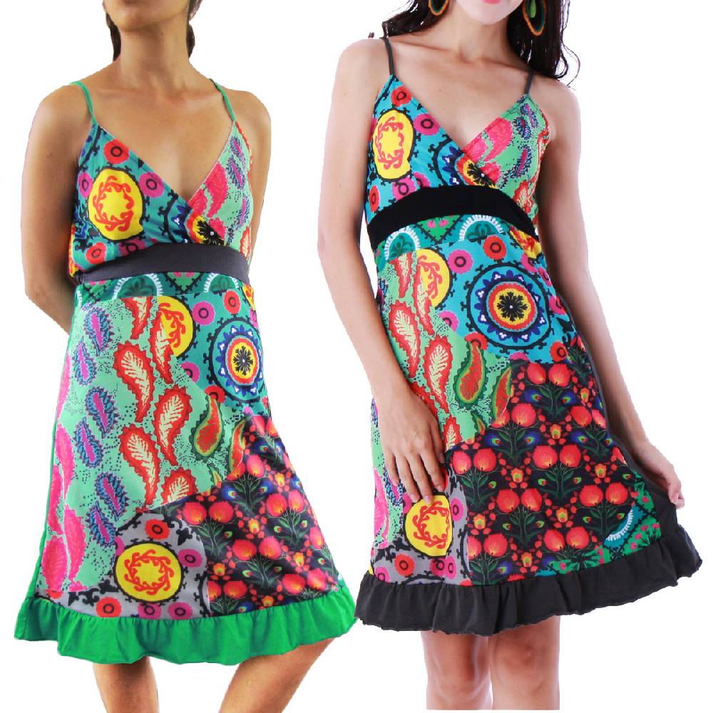 Panasiam Sommerkleid Hippieherz zollfrei