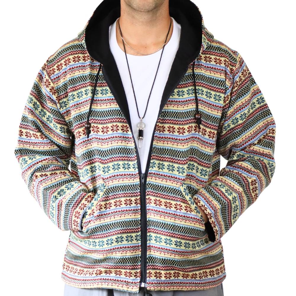 Panasiam Jacke Webmuster Ethno Rabatte dieses Monats