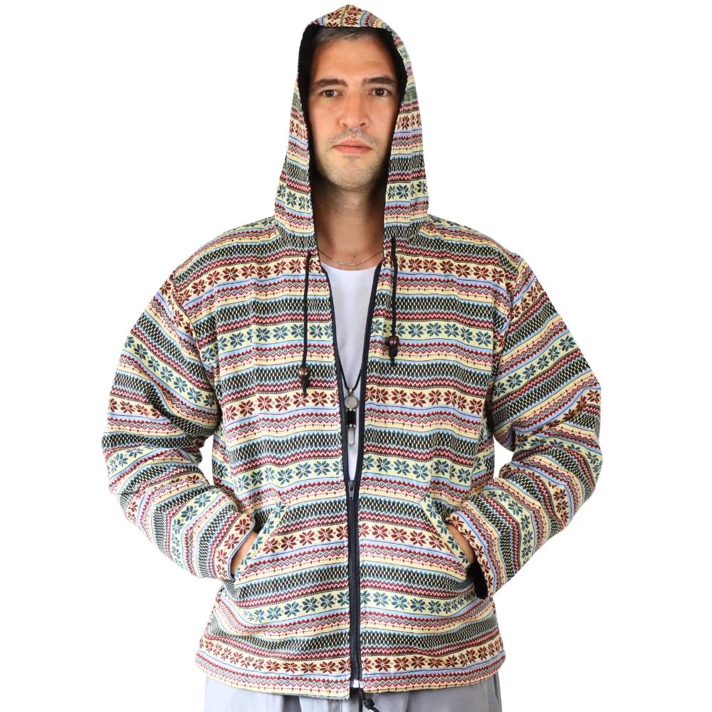 Panasiam Jacke Webmuster Ethno Rabatte dieses Monats