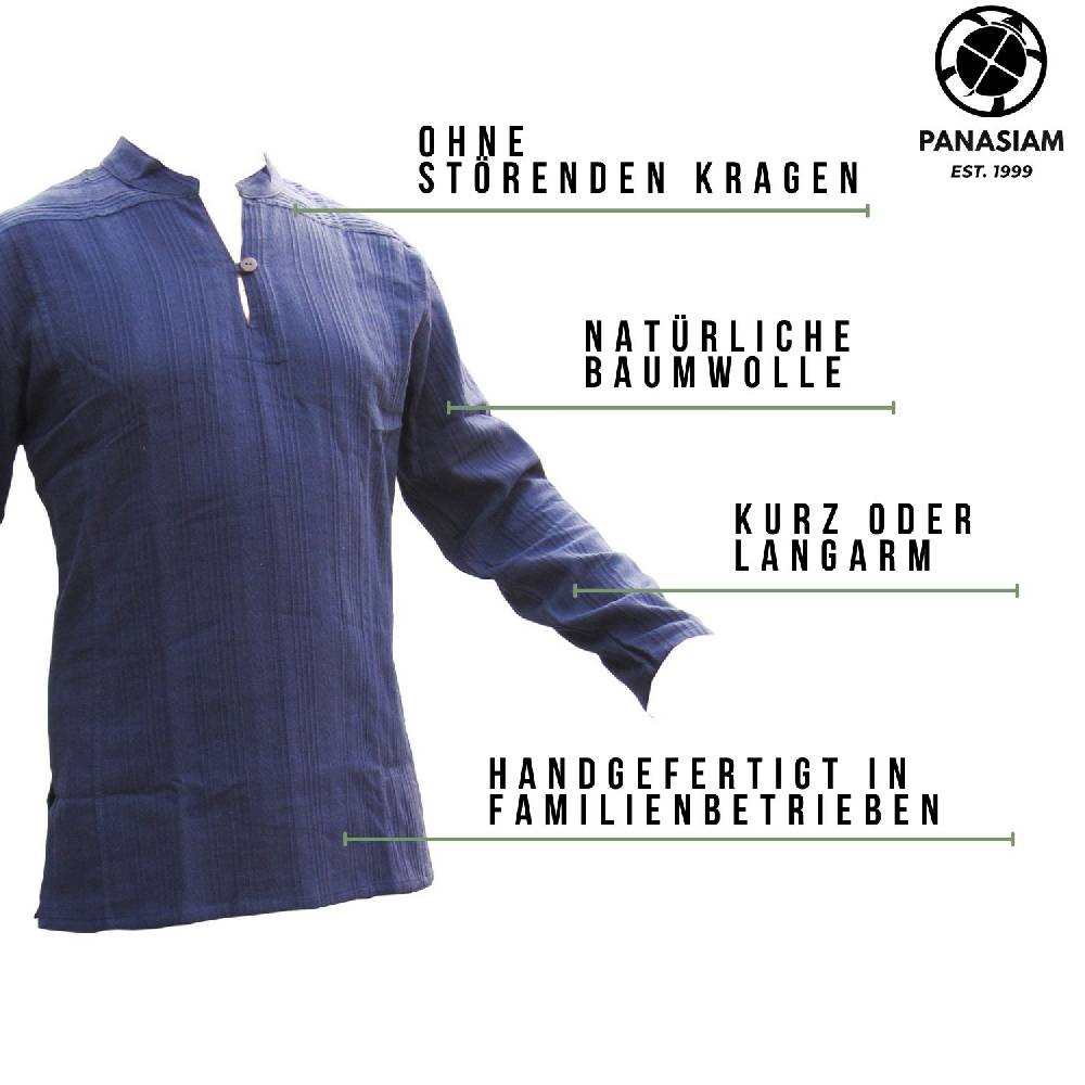 Panasiam Fischerhemd Klassik | Langarm Exklusivangebot