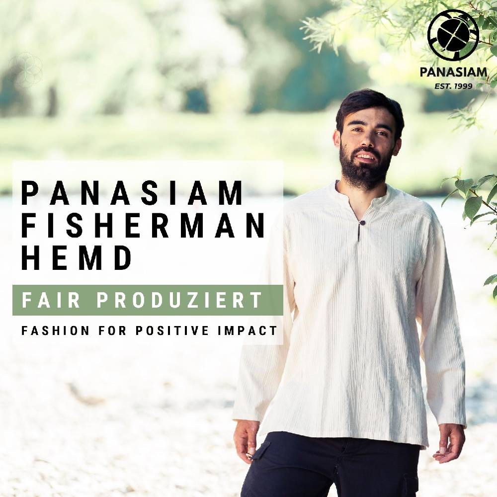 Panasiam Fischerhemd Klassik | Langarm Exklusivangebot