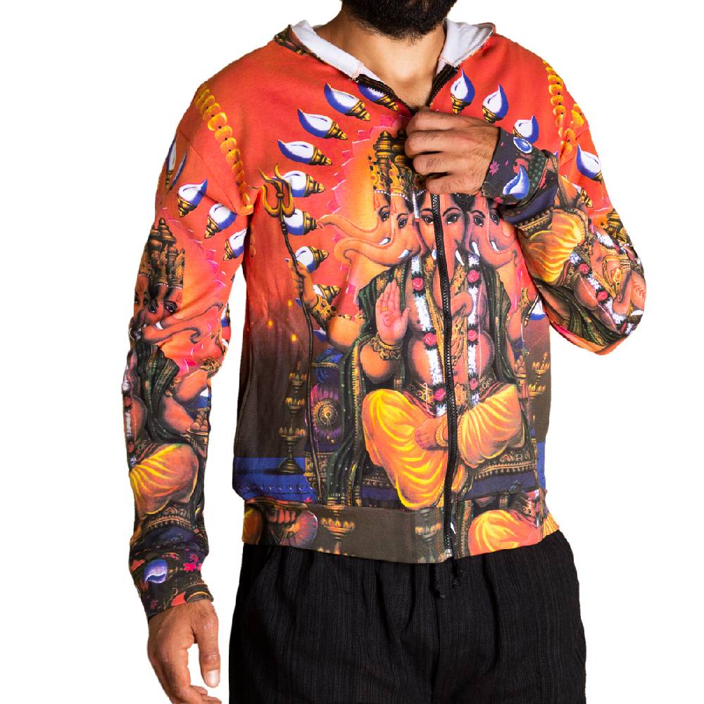 Panasiam Kapuzenjacke Ganesha Lagerräumung