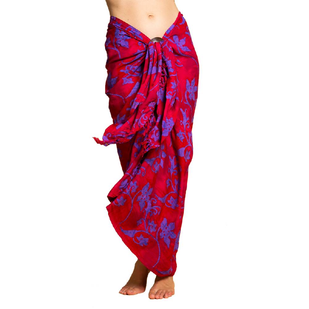 Panasiam Sarong Wachsbatik rottöne Bestseller