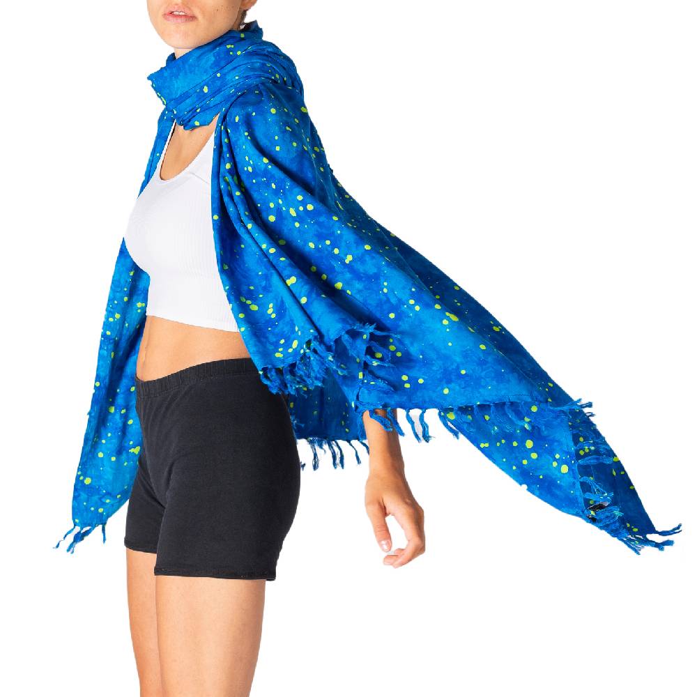 Panasiam Sarong Wachsbatik Sternenhimmel in zwei Größen Tägliche Deals