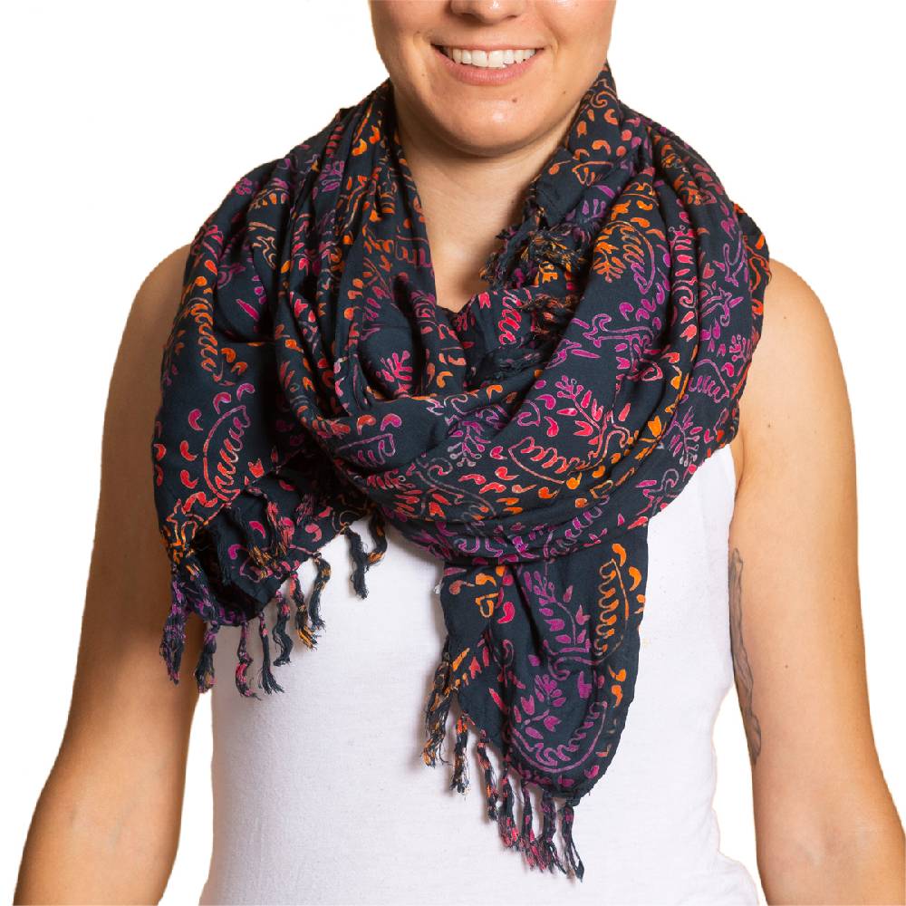 Panasiam Sarong Wachsbatik dunkle Designs VIP-Rabatte